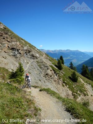 Trailbiken Vinschgau: Goldseetrail, Furkelhütte und Stilfser Alm